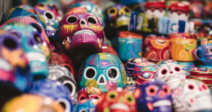 Colorful Mexican Skulls