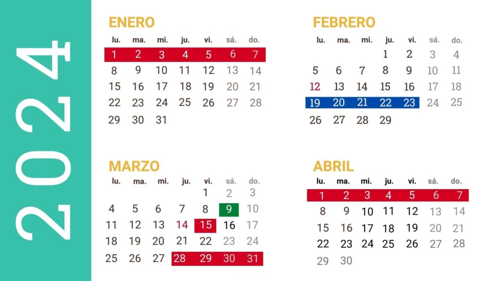 Calendario 2023-2024 2